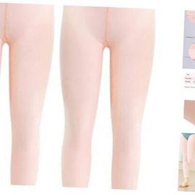 Girl's Women's Footless Tights for Dance, Balle, Gymnasics 5-8 Years Pink-pink